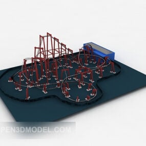子供のための家の遊び場のおもちゃ3Dモデル