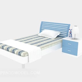Tempat Tidur Anak Model 3d Gaya Tunggal