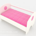 Children Bed Pink Blanket