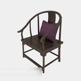 Chinese Hall Lounge Chair 3d model