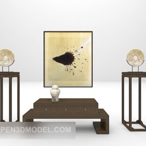 Elegant Tv Cabinet Furniture 3d model