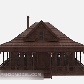 Chinese Ancient Building Wooden 3d model
