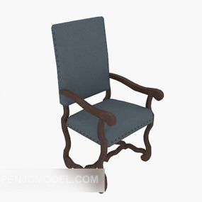 Chinese Armchair Wooden Frame 3d model