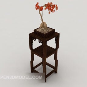 Çin Bonsai Kurulumu 3D model