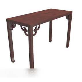 Chinese Carved Lace Table 3d model
