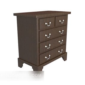 Chinese Classical Drawer Cabinet 3d model