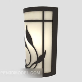 מנורת קיר סינית קלאסית דגם תלת מימד