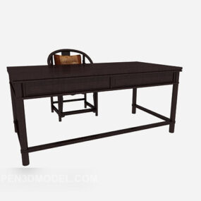 Chinese Desk Bar Case 3d model