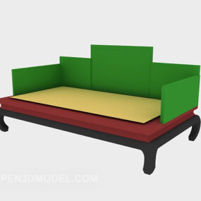 Kinesisk Double Sofa Concept 3d-model