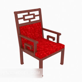 Chinese Traditional Home Armchair 3d model