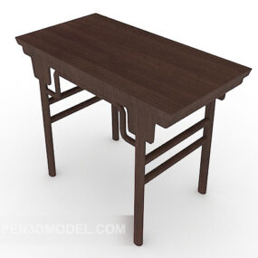 Chińskie biurko z barem domowym Model 3D