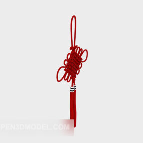 Chinese knot jewelry decoration 3d model