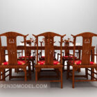 Chinese Long Table And Chair Traditional