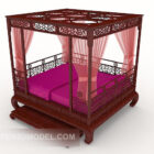 Chinese Mahogany Home Bed