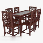 Chinese Mahogany Dinning Table Chair