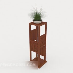 Modelo 3d de rack de plantio em vaso chinês