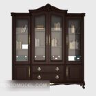 Chinese Retro Wooden Bookcase