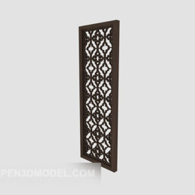 Chinese screen partition Screen 3d model