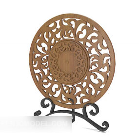Chinese Solid Wood Decoration 3d model