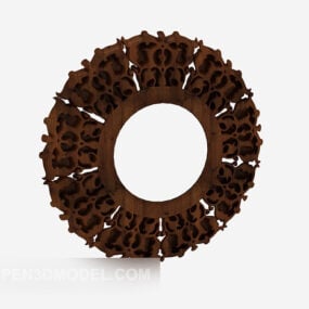 Chinese Style Circular Decoration 3d model