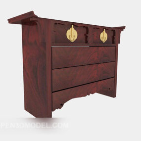 Chinese Classical Entrance Cabinet 3d model