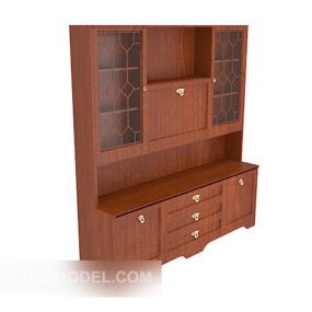 Chinese Style Display Cabinet 3d model