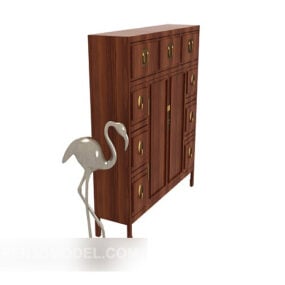Chinese Style Drawer Cabinet 3d model