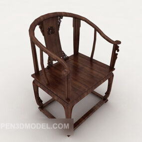 Chinese Style Old Home Chair 3d model