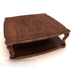 Chinese Style Solid Wood Carving Coffee Table