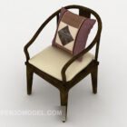 中国風の純木の家の椅子