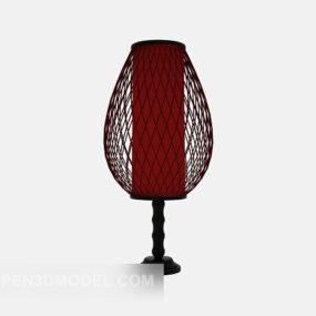 Chinese Table Lamp Antique Design 3d model