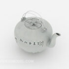 Chinese Teapot White Color