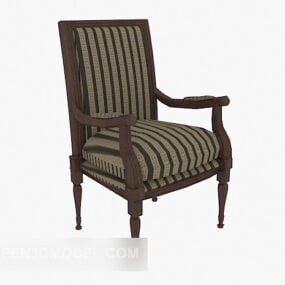 Chinese Traditional Armchair Furniture 3d model