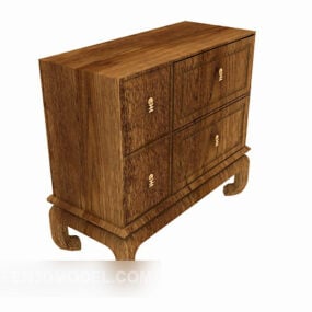 Chinese Traditional Drawer Cabinet 3d model