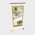 Traditionell kinesisk hängande målning
