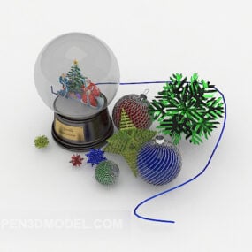 クリスマスデコレーションセットアップ3Dモデル