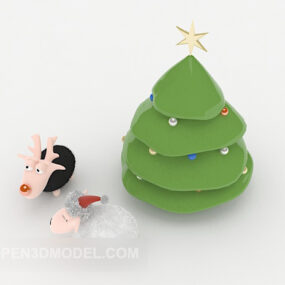 Christmas Trinkets Decoration 3d model