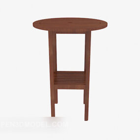 Round Table Smooth Edge 3d-model