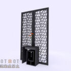 Classical Chinese partition 3d model