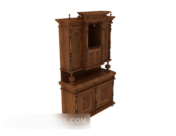 Classical Side Cabinet Wooden