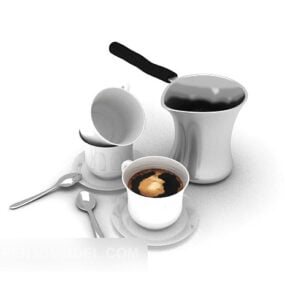 Modello 3d da asporto della tazza di caffè Starbucks