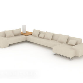 Set Home Multi-seaters Sofa 3d model
