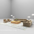 Combination Sofa Furniture With Floor Lamp