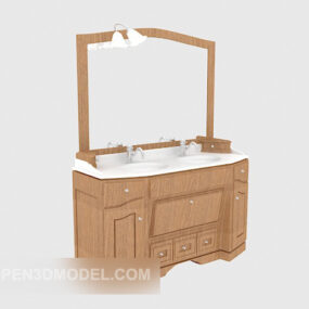کابینت حمام ترکیبی مدل سه بعدی