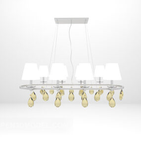 Combined Chandelier Luxury Lighting 3d model