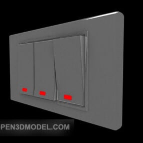Kombiniertes elektronisches 3D-Modell des Schalters