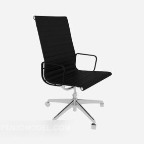 Comfortable Back-to-back Office Chair 3d model