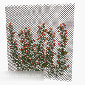 مدل سه بعدی Common Flower On Wall