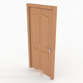 Common Home Door Wooden 3d model