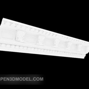 Model 3d Garis Plaster Ukiran Umum